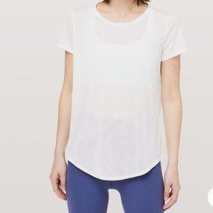 lululemon white love tee